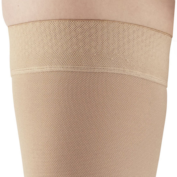AW Style 212 Medical Support Open Toe Thigh Highs w/ Sili Dot Band - 20-30  mmHg