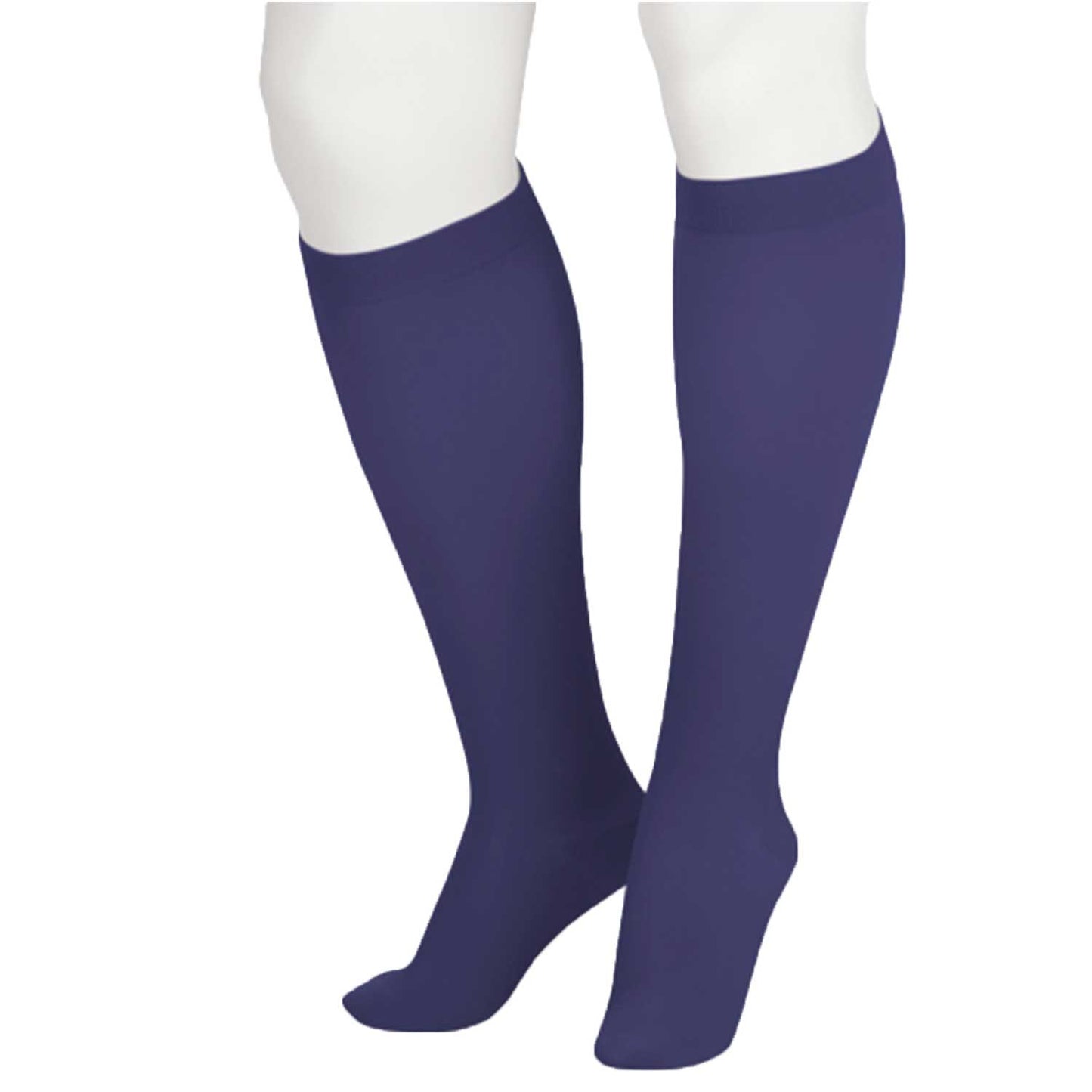 Juzo 2001 Soft Closed Toe Knee Highs Navy