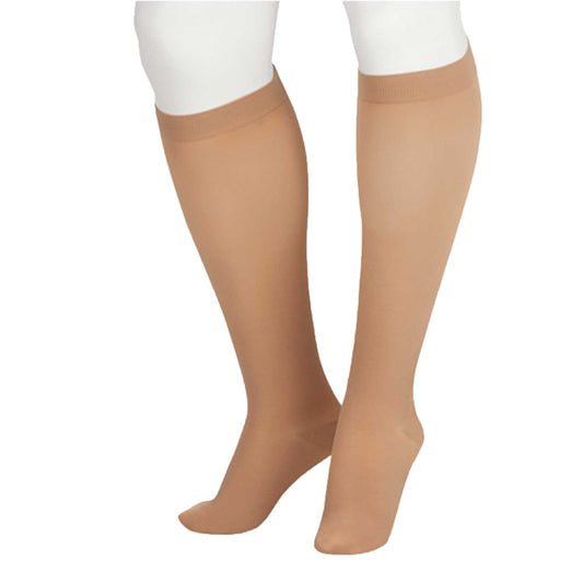 Juzo Soft 2000 Knee Highs 15-20 mmHg - Juzo Soft 2000 Closed Toe Knee Highs Beige