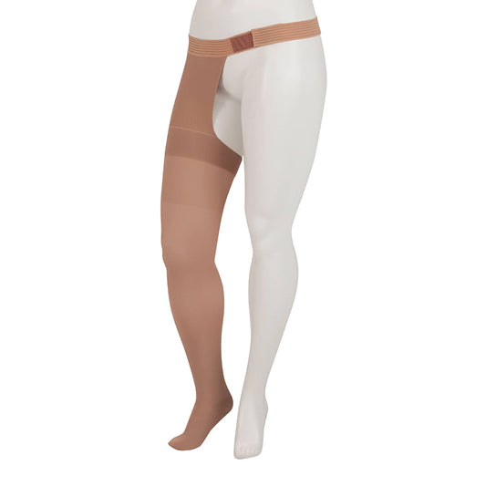 Juzo 3512 Dynamic Soft Thigh High w/Waist Attachment Left 30-40 mmHg - Juzo 3512 Dynamic (Varin) Soft Closed Toe Thigh High w/Waist Attachment Left 30-40 mmHg