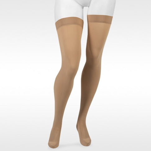 Juzo Move 3612 Thigh Highs w/Silicone Band 30-40 mmHg - Juzo Move 3612 Closed Toe Thigh Highs w/Silicone Band - 30-40 mmHg Beige