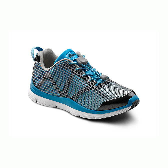 Dr. Comfort Women's Katy Athletic Shoes - Blue/Grey