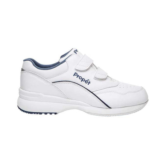 Propet Women's Tour Walker Strap Shoes - Propet Women's Tour Walker Strap Shoes - White/Blue