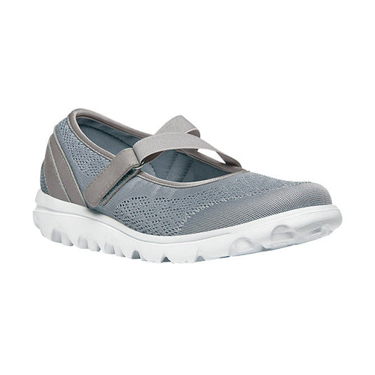 Propet Women's TravelActiv Mary Jane Silver - Propet Women's TravelActiv Mary Jane - Silver