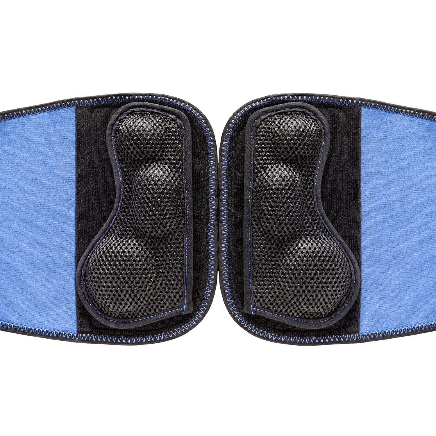 Actimove Sport Back Stabilizer Rigid Panel with Pressure Pads: Detail shot of the removable pressure pads that provide a relieving massage for lower back pain.