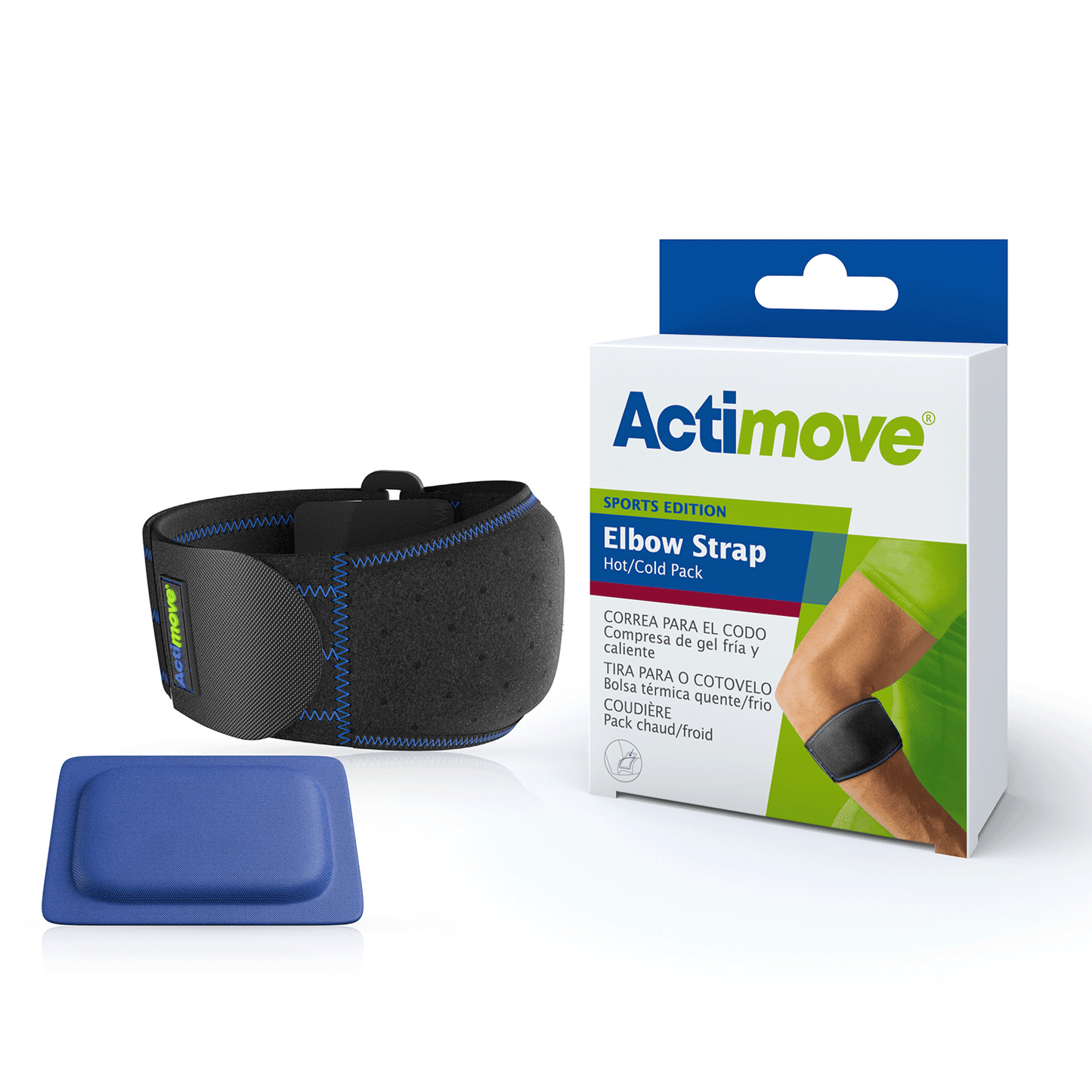 Actimove Sport Elbow Strap Hot/Cold Pack Universal