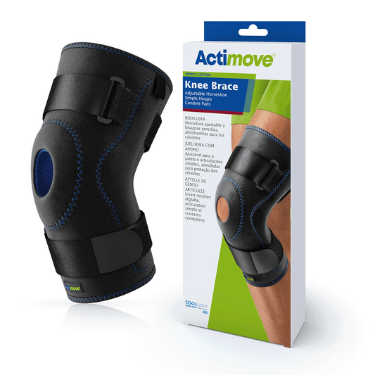 Actimove Sport Knee Stabilizer Adjustable Horseshoe & Stays - Actimove Sport Knee Stabilizer Adjustable Horseshoe & Stays