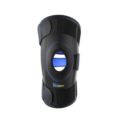 Actimove Sport Knee Support Open Patella Adjustable Universal: Front product image in black