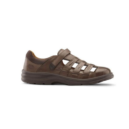 Dr. Comfort Women's Breeze Comfort Open Air Sandals (Coffee)