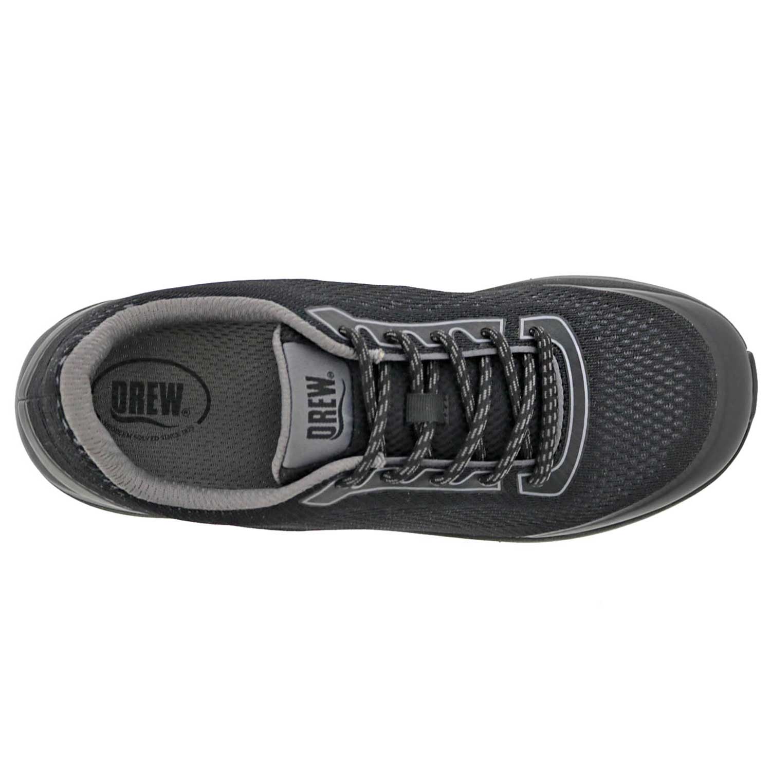 Drew Men's Champ Athletic Shoes Black Combo Top