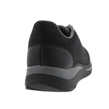 Drew Men's Champ Athletic Shoes Black Combo Heel