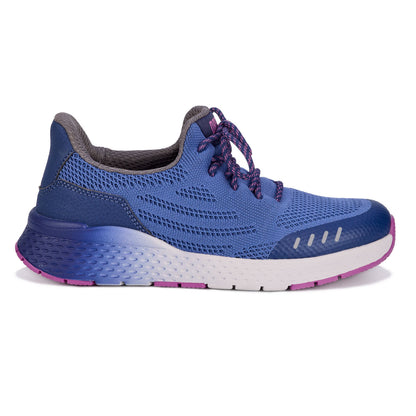 Drew Women's Bandit Hands Free Shoes Blue Mesh Side