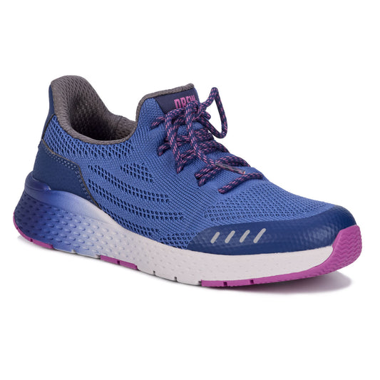 Drew Women's Bandit Hands Free Shoes - Drew Women's Bandit Hands Free Shoes Blue Mesh side