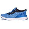 Drew Men's Explore Hands Free Shoes  Blue Mesh Side