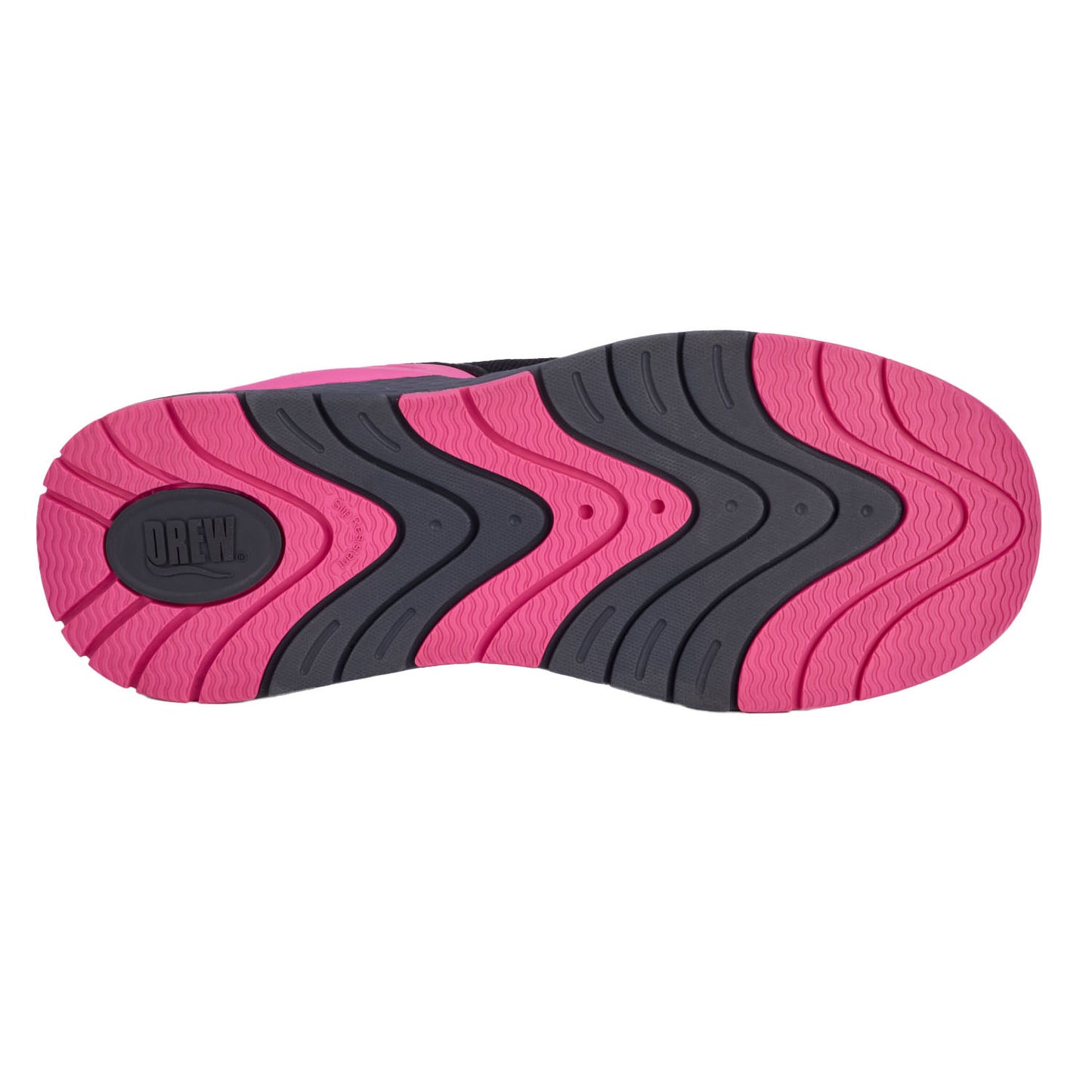 Drew Women's Halo Hands Free Shoes Black/ Pink Tread