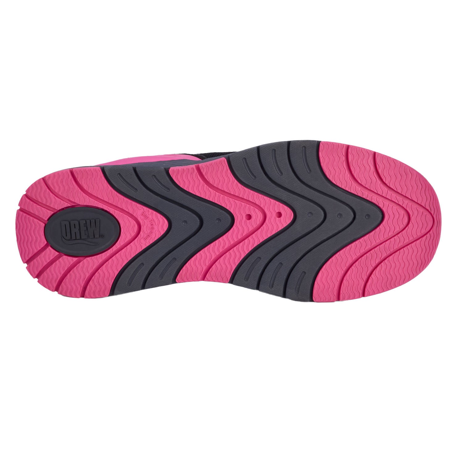 Drew Women's Halo Hands Free Shoes Black/ Pink Tread