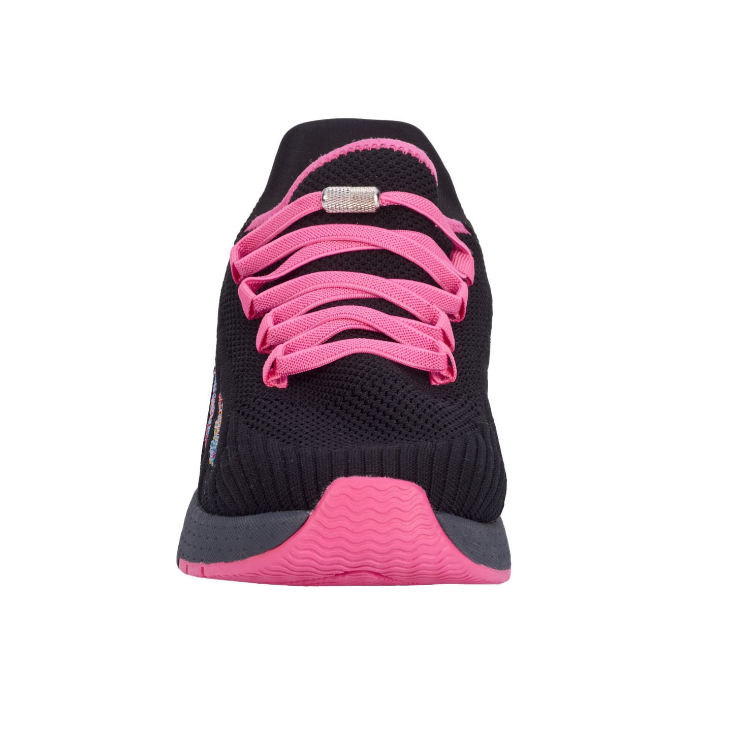 Drew Women's Halo Hands Free Shoes Black/ Pink Front