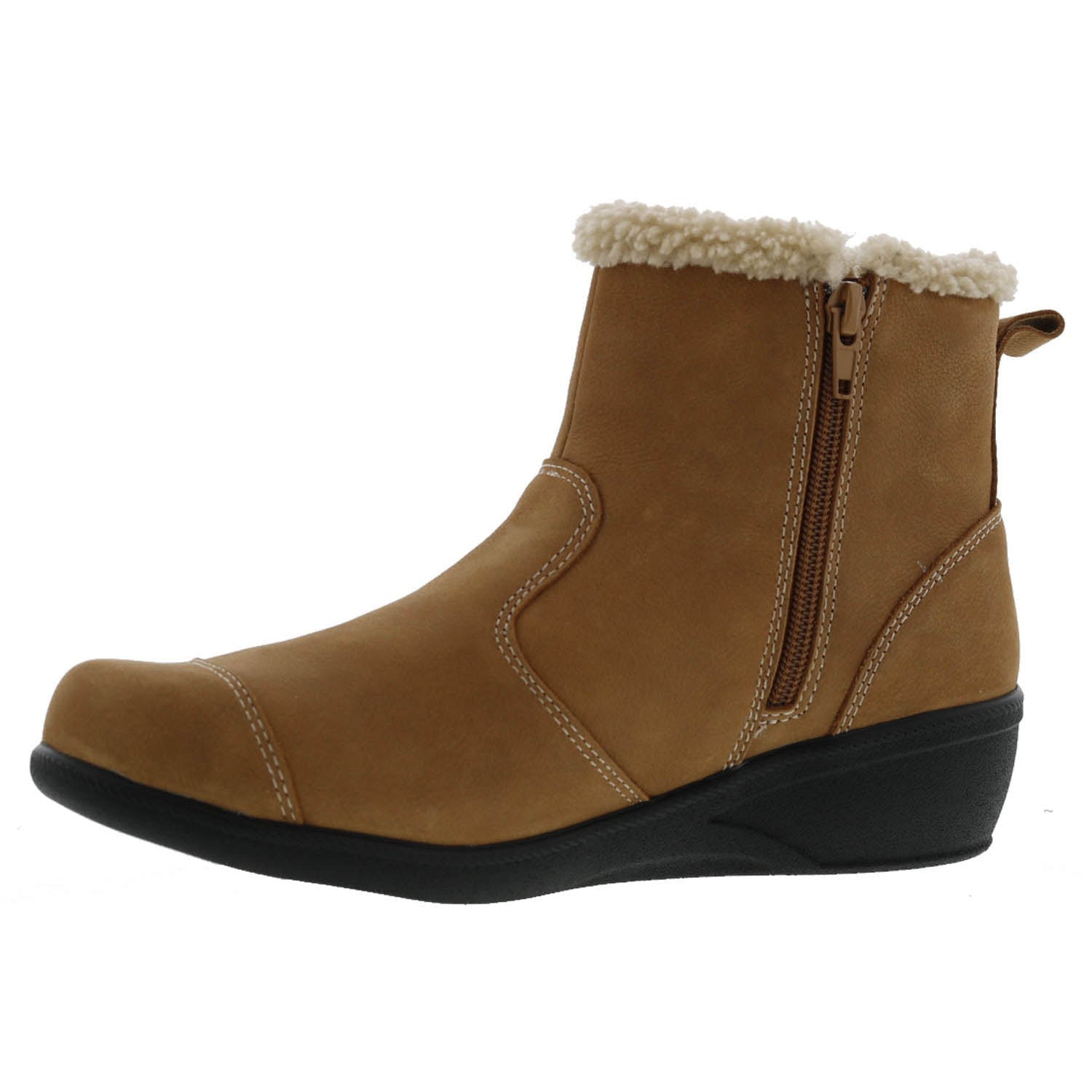 Drew Women's Jayla Boots Tan Left Side of Boot