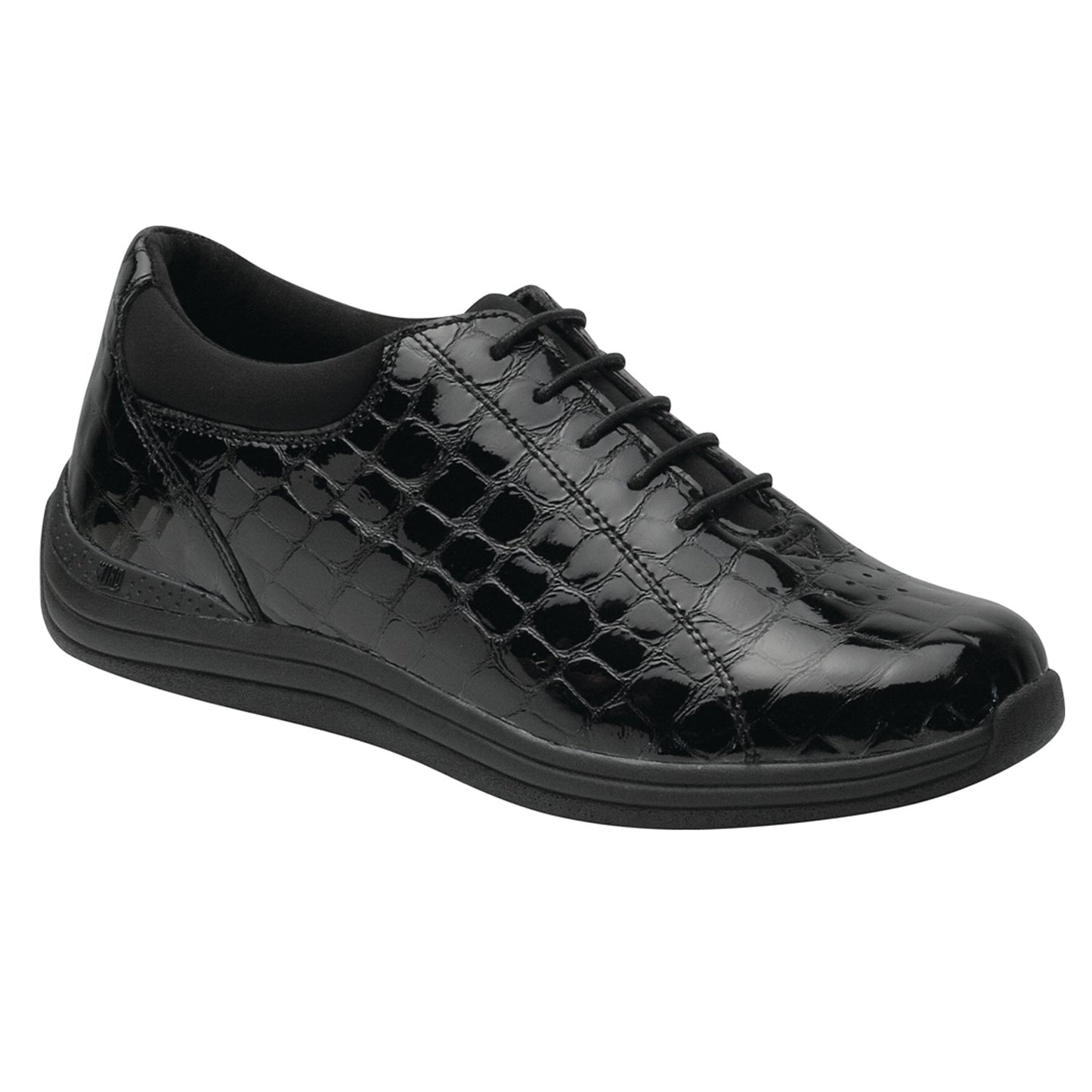 Drew Women's Tulip Active Shoes Black Croc