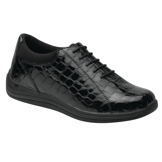 Drew Women's Tulip Active Shoes - Drew Women's Tulip Active Shoes Black Croc