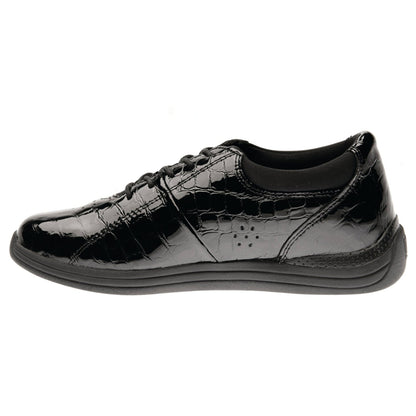 Drew Women's Tulip Active Shoes Black Croc