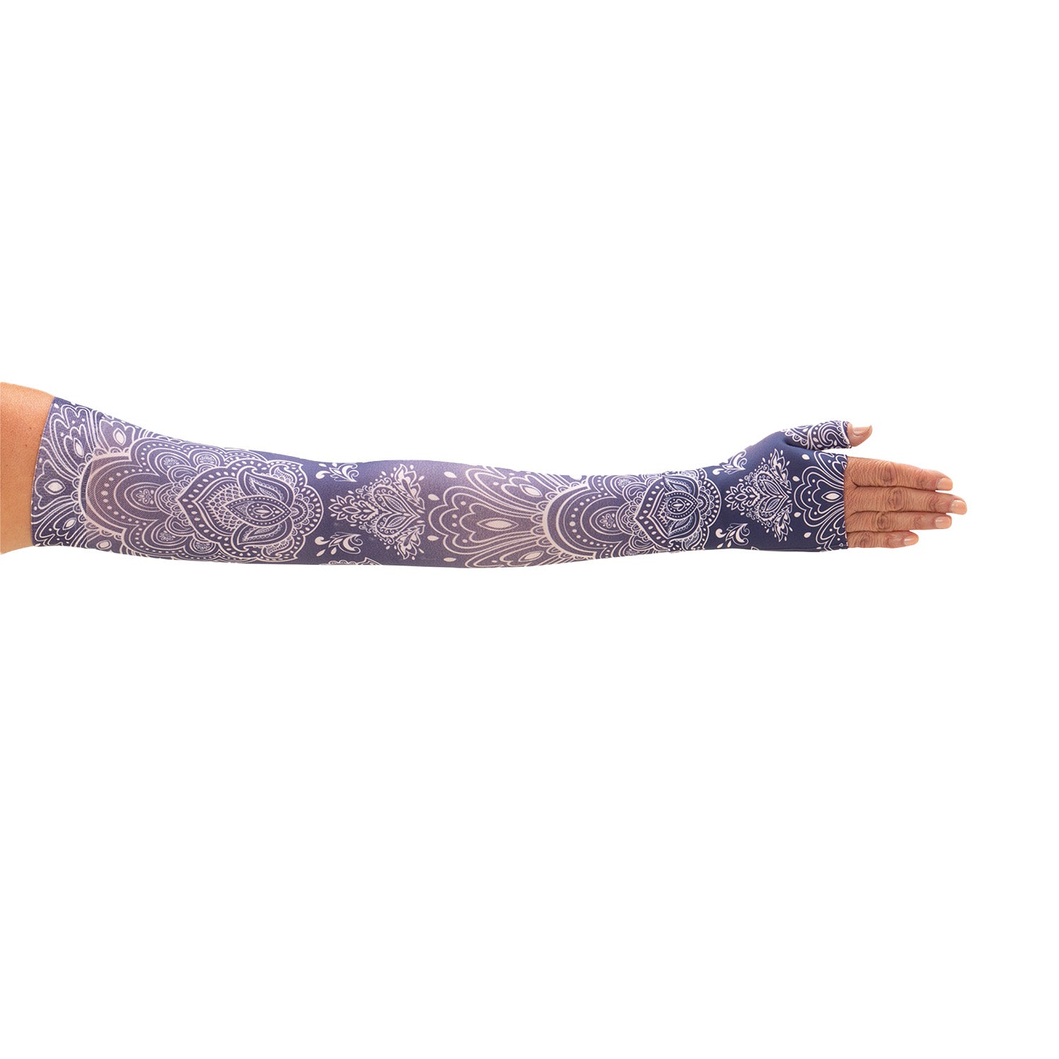 Juzo Soft 2002 Print Gypsy Denim Armsleeve - 30-40 mmHg