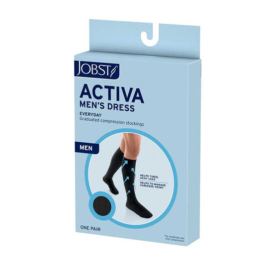 Jobst ACTIVA Men's Dress Compression Socks 15-20 mmHg - Jobst ACTIVA Men's Dress Compression Socks - 15-20mmHg Box