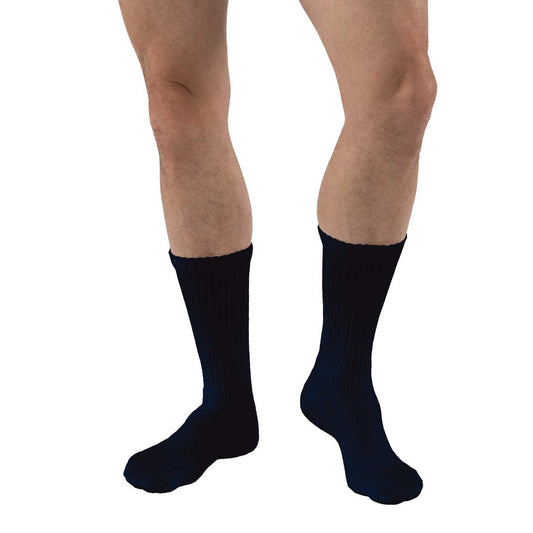 JOBST SensiFoot Diabetic Crew Compression Socks 8-15 mmHg - JOBST SensiFoot Diabetic Crew Compression Socks 8-15 mmHg Black