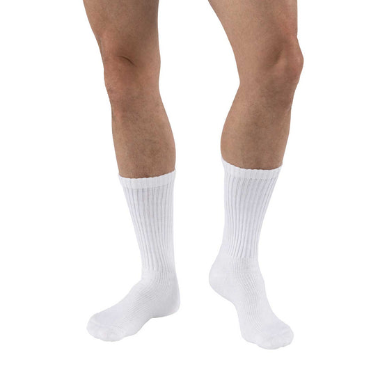 JOBST SensiFoot Diabetic Crew Compression Socks 8-15 mmHg - JOBST SensiFoot Diabetic Crew Compression Socks 8-15 mmHg white