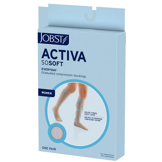 Jobst ACTIVA SoSoft Compression Socks Brocade 20-30 mmHg - Jobst ACTIVA SoSoft Compression Socks Brocade - 20-30mmHg