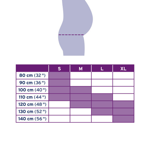 JOBST Maternity Belly Band Size Chart