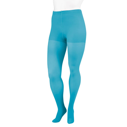 Juzo Soft 2001 Trend Colors Pantyhose 20-30 mmHg - Juzo Soft 2001 Trend Colors Closed Toe Pantyhose - 20-30 mmHg Bayou Blue