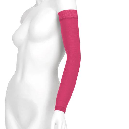 Juzo Soft 2000 Trend Colors Lymphedema Armsleeve w/Silicone Band 15-20 mmHg - Juzo Soft 2000 Trend Colors Lymphedema Armsleeve w/Silicone Band - 15-20 mmHg Every Pink