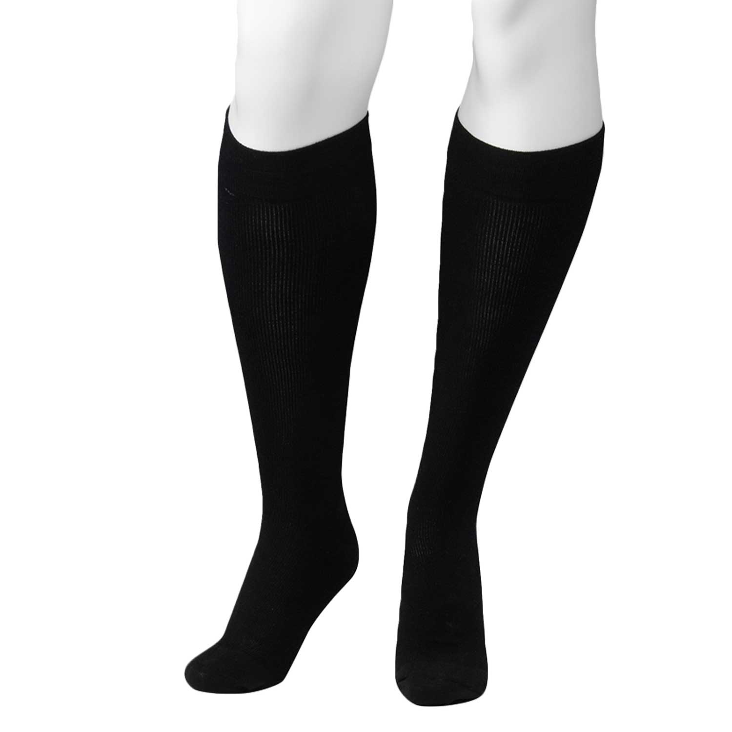 Juzo 2640 Power Wool Socks - 15-20 mmHg Black