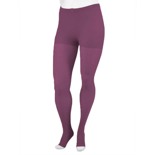 Juzo Soft 2081 Trend Colors Open Toe Maternity Pantyhose 20-30 mmHg - Juzo Soft 2081 Trend Colors Open Toe Maternity Pantyhose - 20-30 mmHg Purple Rain