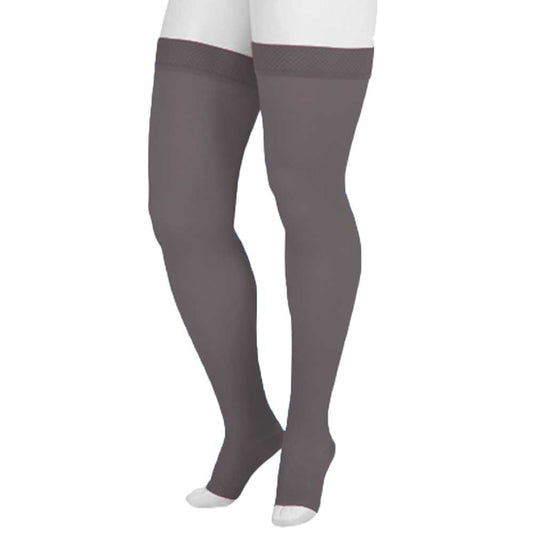 Juzo Soft 2000 Trend Colors Open Toe Thigh Highs 15-20 mmHg - Juzo Soft 2000 Trend Colors Open Toe Thigh Highs - 15-20 mmHg Total Eclipse