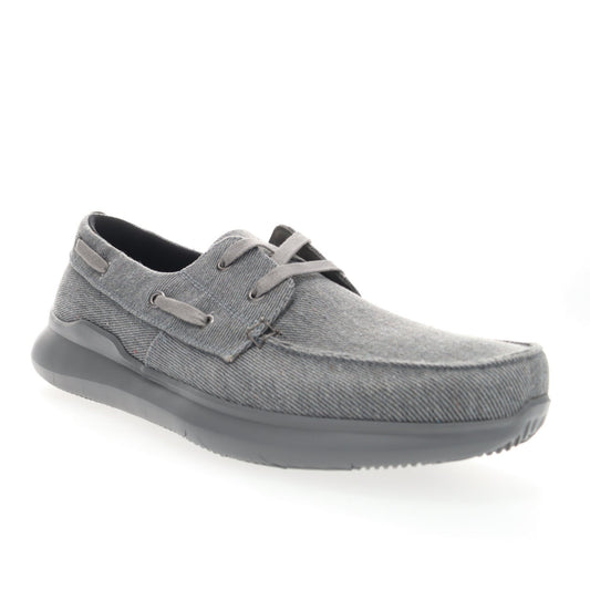 Propet Men's Viasol Lace Casual Shoes - Propet Men's Viasol Lace Casual Shoes Grey