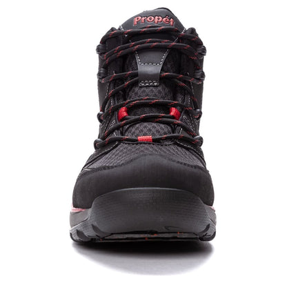 Propet Men's Veymont Outdoor Boots (Black/Red)