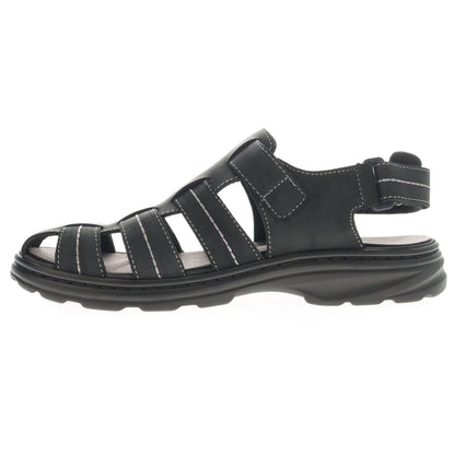 Men's Black Hunter Sandal by Propét Footwear, side view