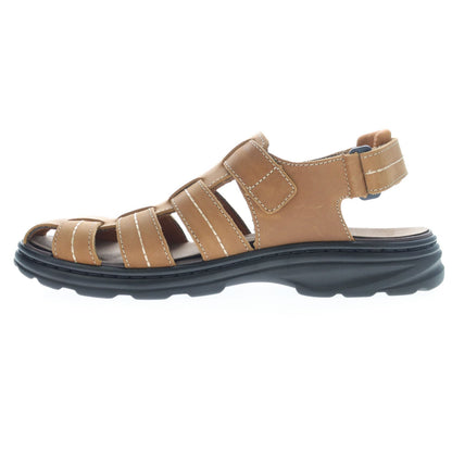 Men's Tan Hunter Sandal by Propét Footwear, side view