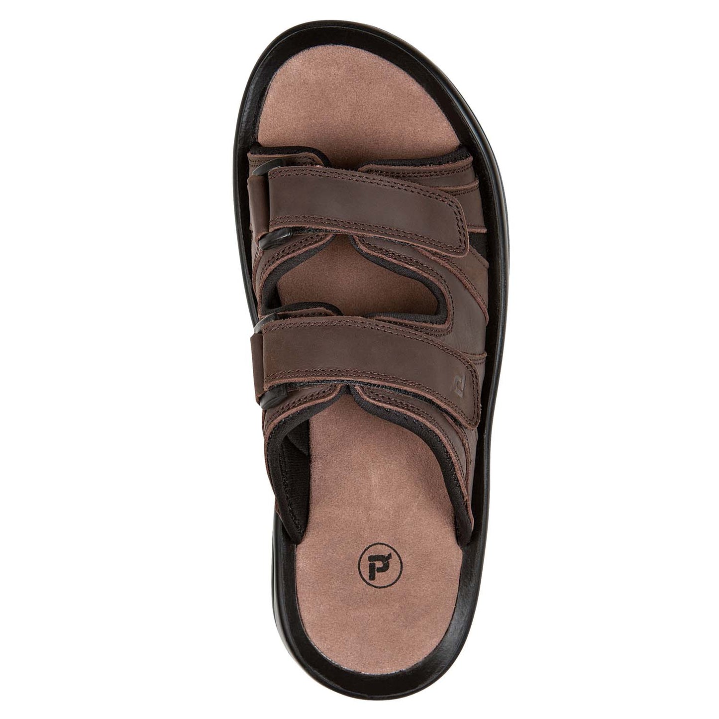 Vero Men's Leather Sandal top view