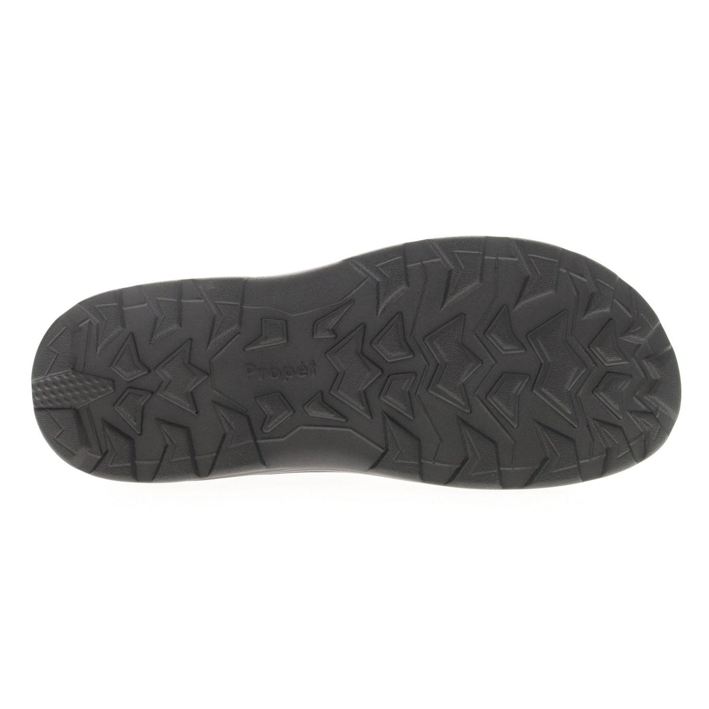 Bottom view of the deep tread outsole of the Propét Hatcher Sandal