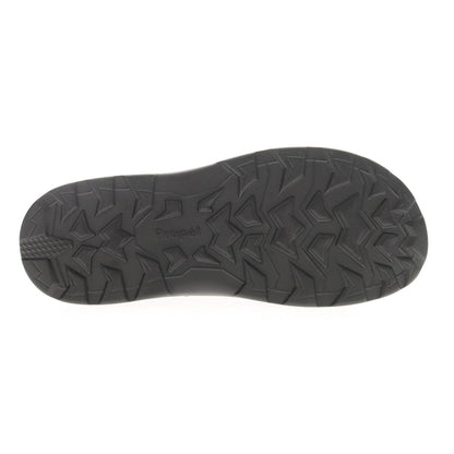 Bottom view of the deep tread outsole of the Propét Hatcher Sandal