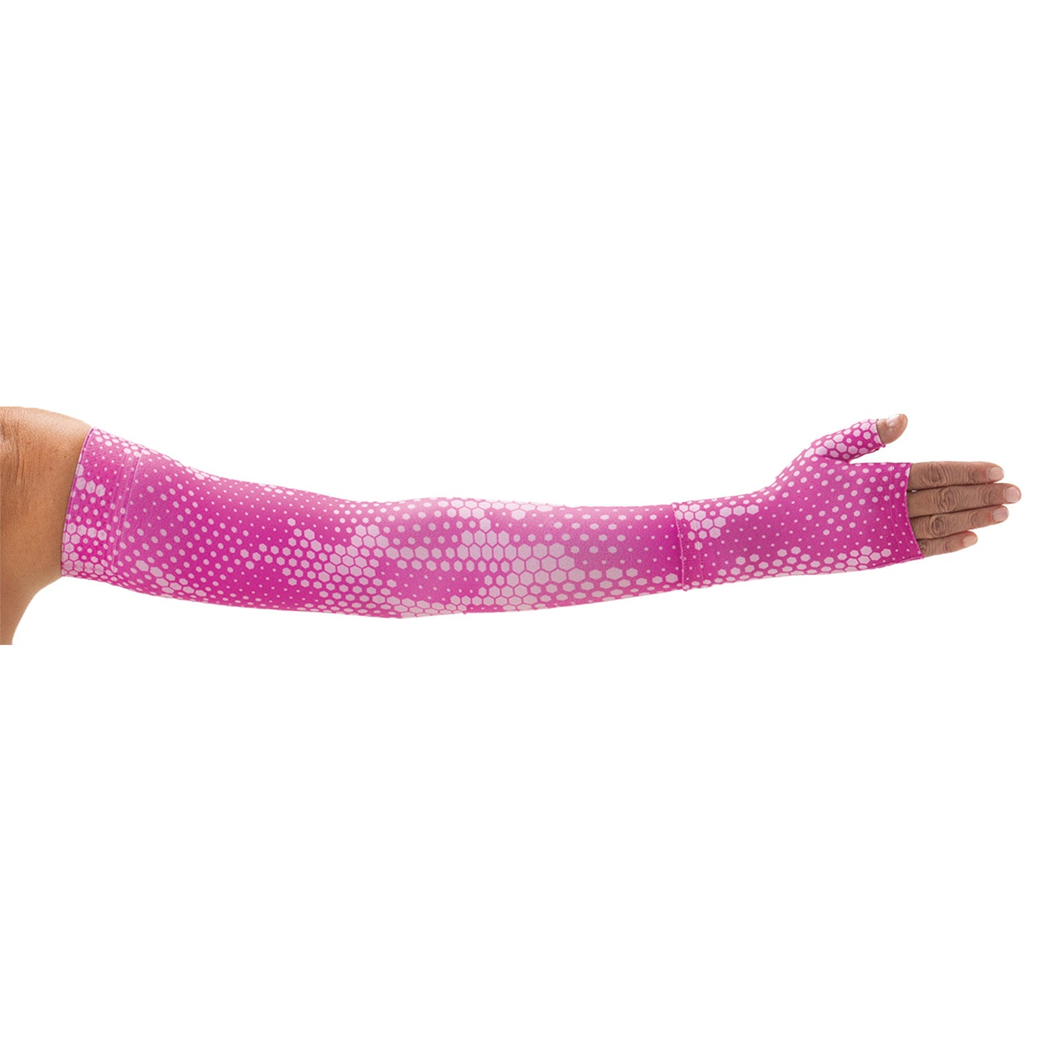 Juzo Soft 2002 Print Pixel Pink Armsleeve - 30-40 mmHg