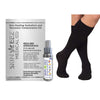 Skineez Advanced Healing Compression Sock Kit w/MD Spray 10-20 mmHg Black
