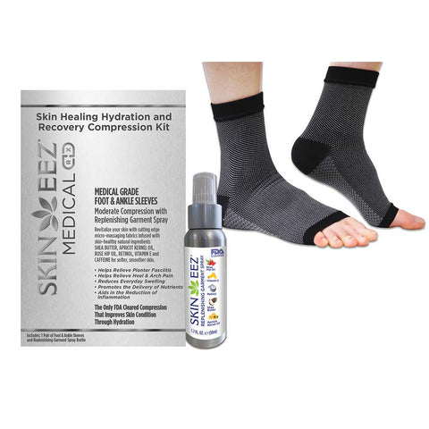 Skineez Medical Grade Plantar's Fasciitis Kit w/MD Spray