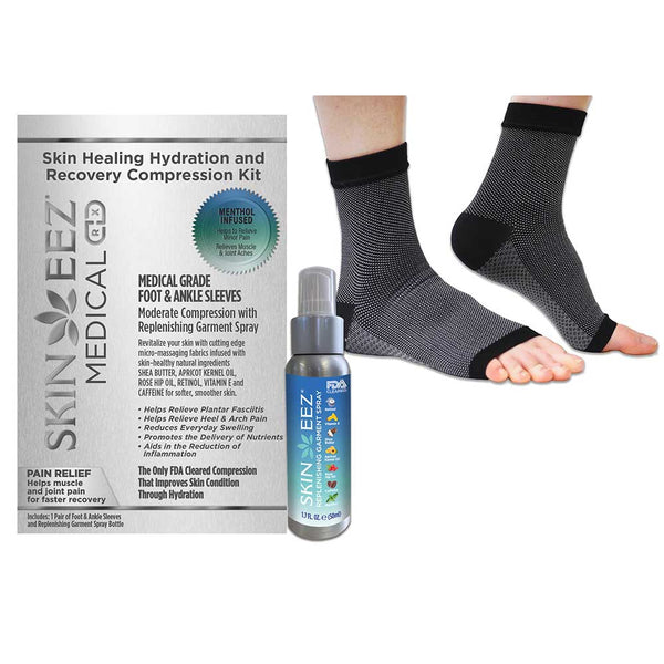 SkineezMD Medical Grade Plantar's Fasciitis MENTHOL Kit w/MD Spray