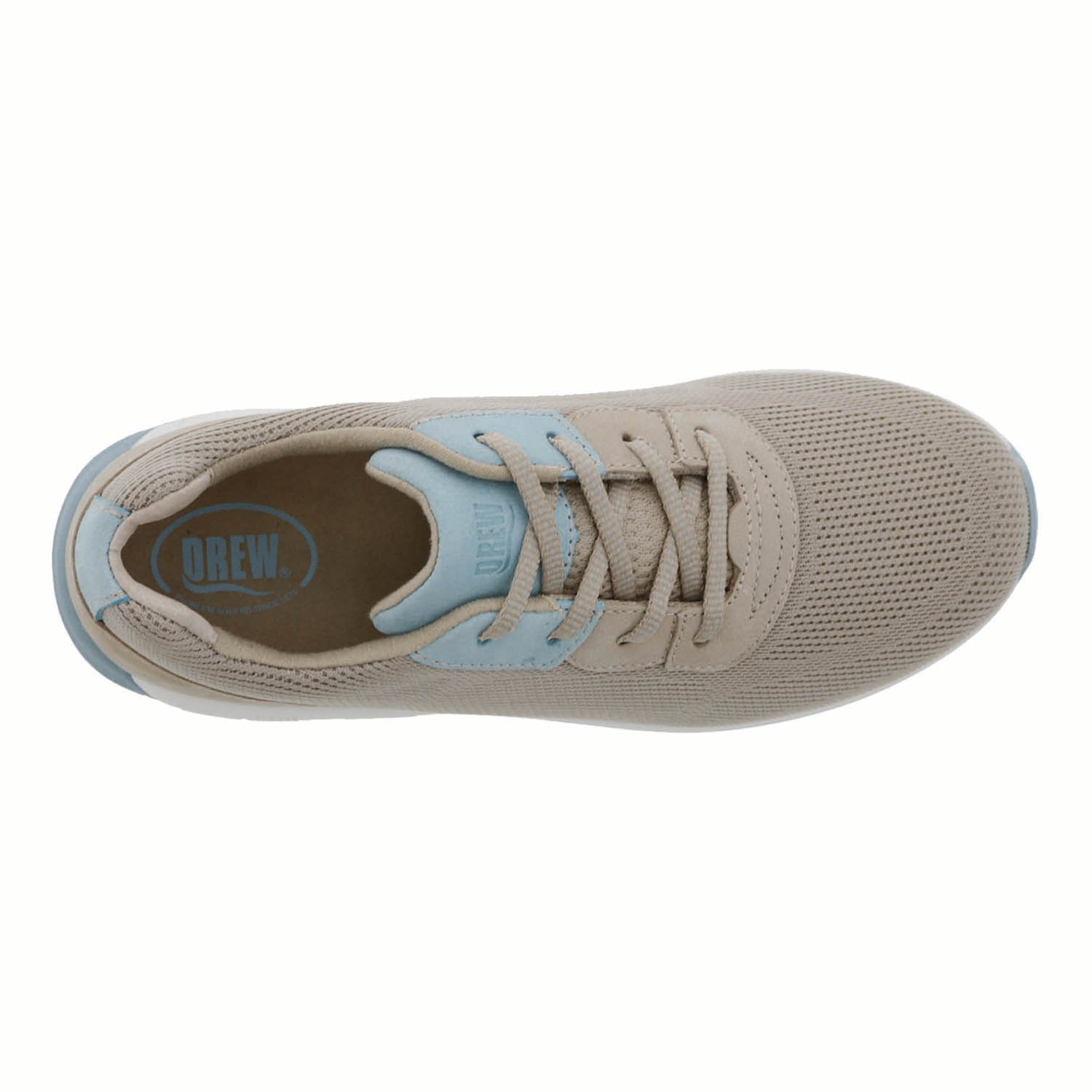 Drew Women's Terrain Lace-Up Shoes Taupe/Teal