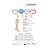 TruForm 0675 Knee High Open Toe w/ Zipper - 15-20 mmHg Box view back