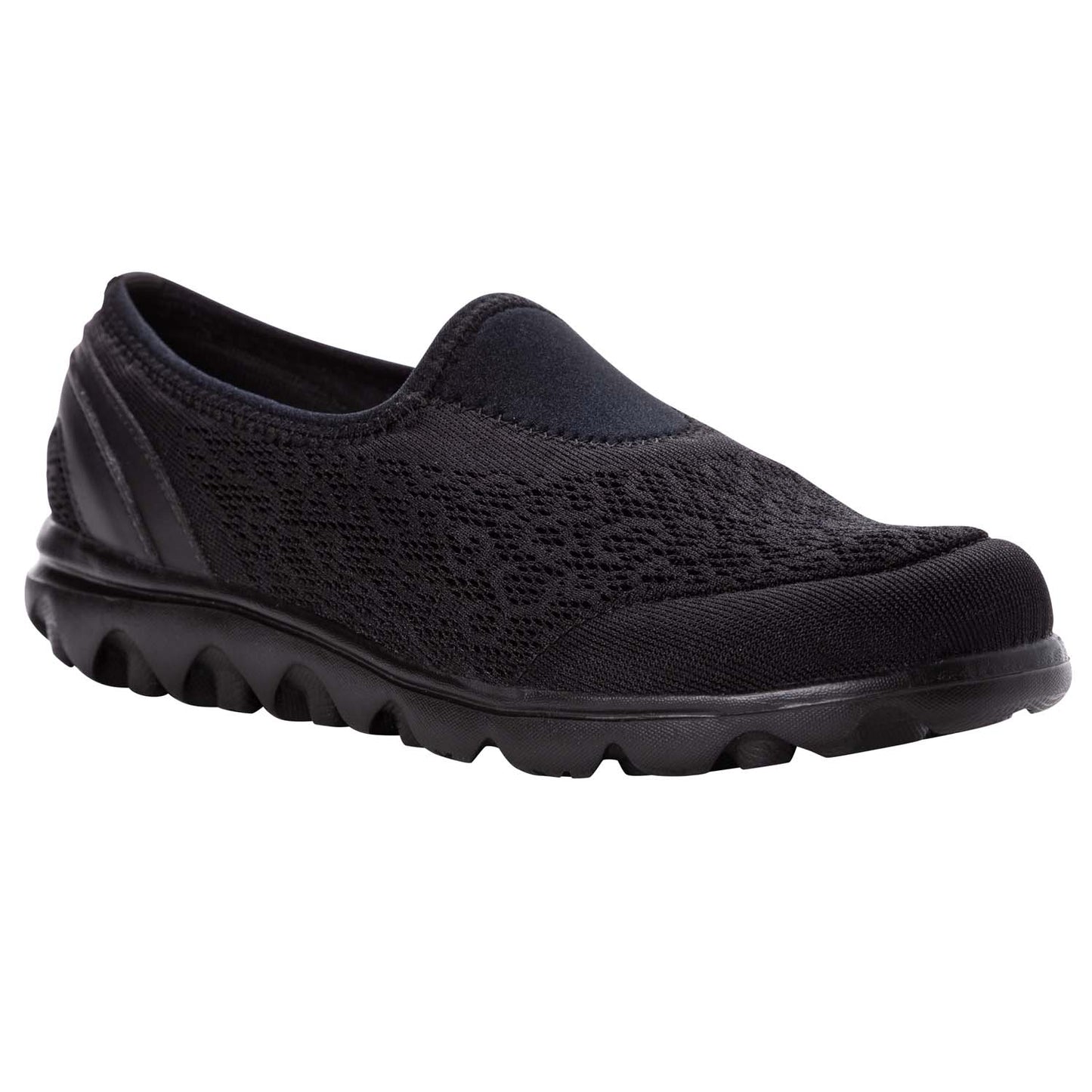 Hero Image- All Black Propet Women's TravelActiv Slip-On